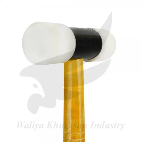 HAMMER NYLON WITH WOODEN HANDLE AND 1-1/2 INCHES FACES