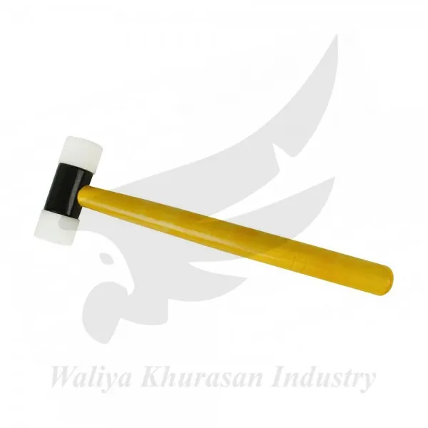 NYLON HAMMER WITH WOODEN HANDLE