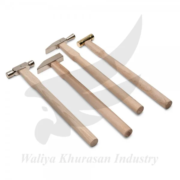 TOOLS SET OF FOUR LONG-HANDLE SMALL HAMMERS